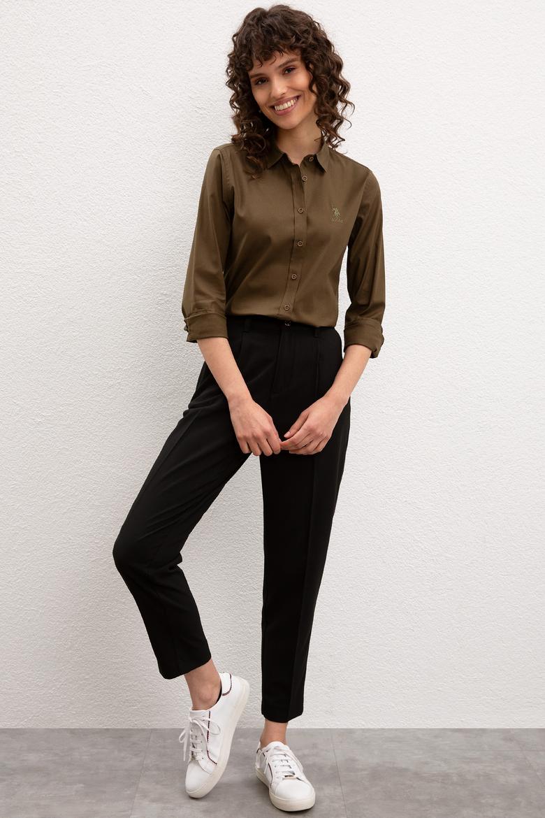 Kadın Yeşil Gömlek Uzunkol - 50225792041
