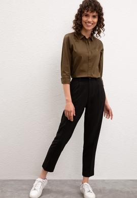 Kadın Siyah Pantolon - 50207265028