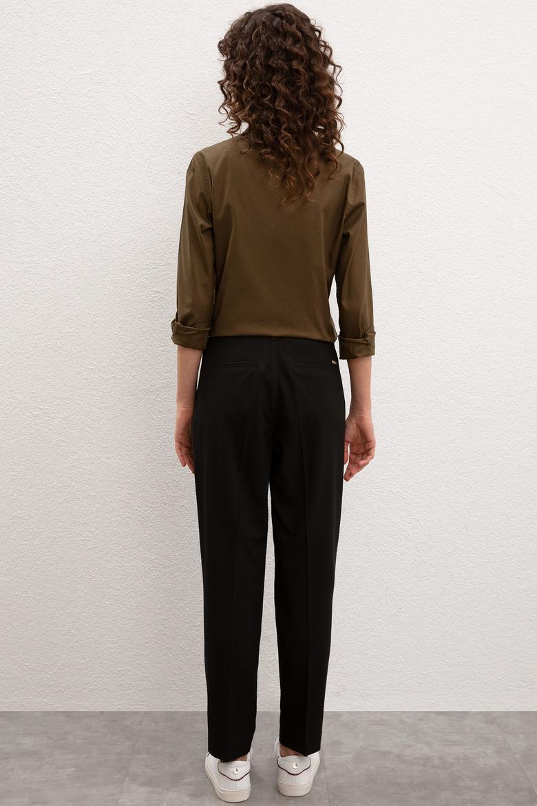 Kadın Siyah Pantolon - 50207265028