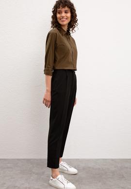 Kadın Siyah Pantolon - 50207265028