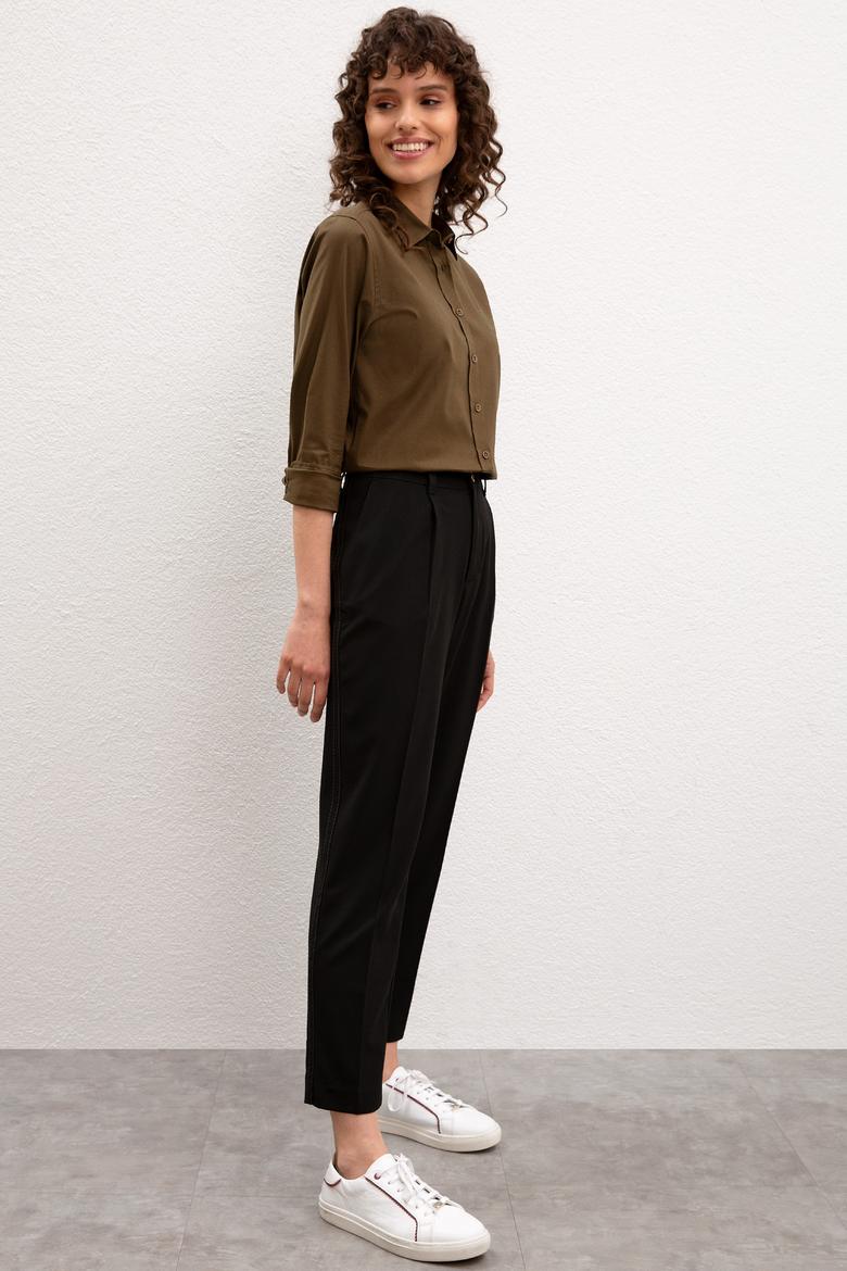 Kadın Siyah Pantolon - 50207265028