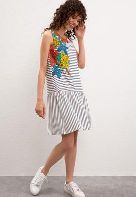 Kadın Lacivert Örme Elbise - 50219872003