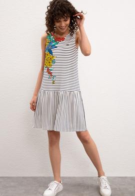 Kadın Lacivert Örme Elbise - 50219872003