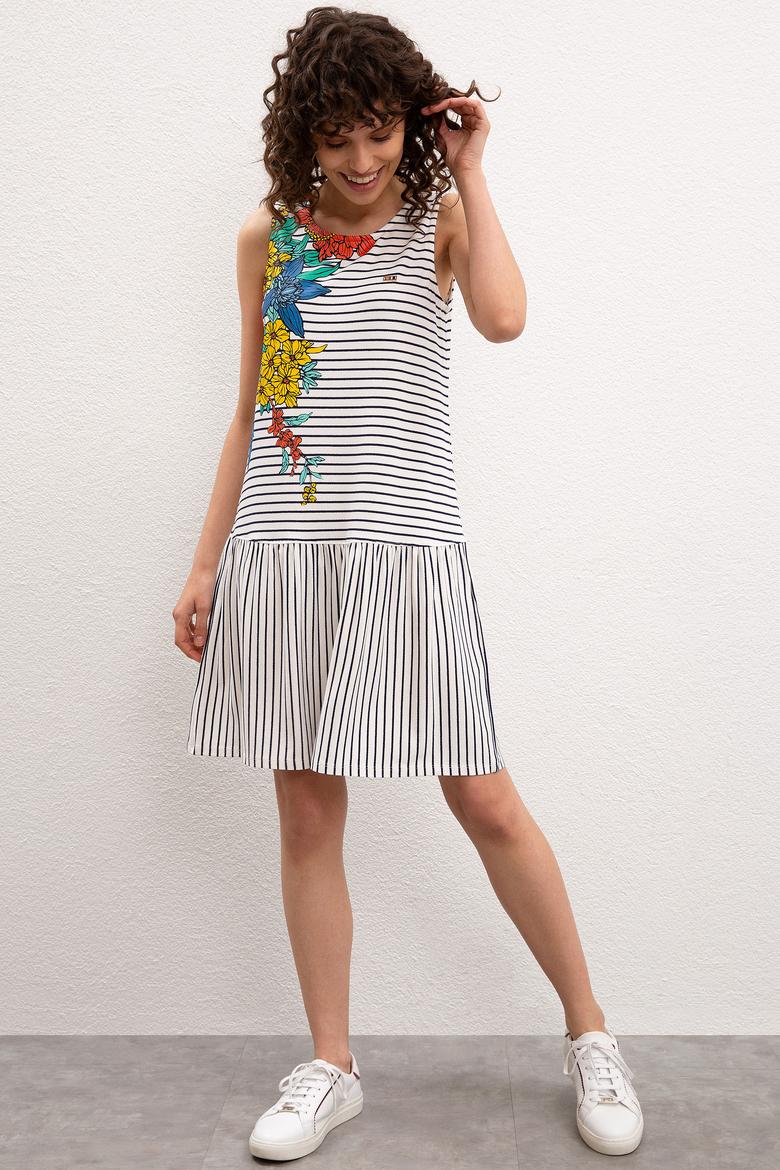 Kadın Lacivert Örme Elbise