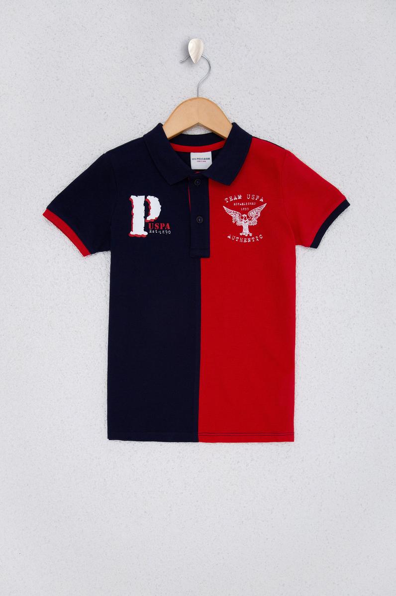 Erkek Çocuk Lacivert Polo Yaka Tişört