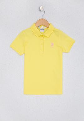 Kız Çocuk Sarı Basic Tişört - 50220421025