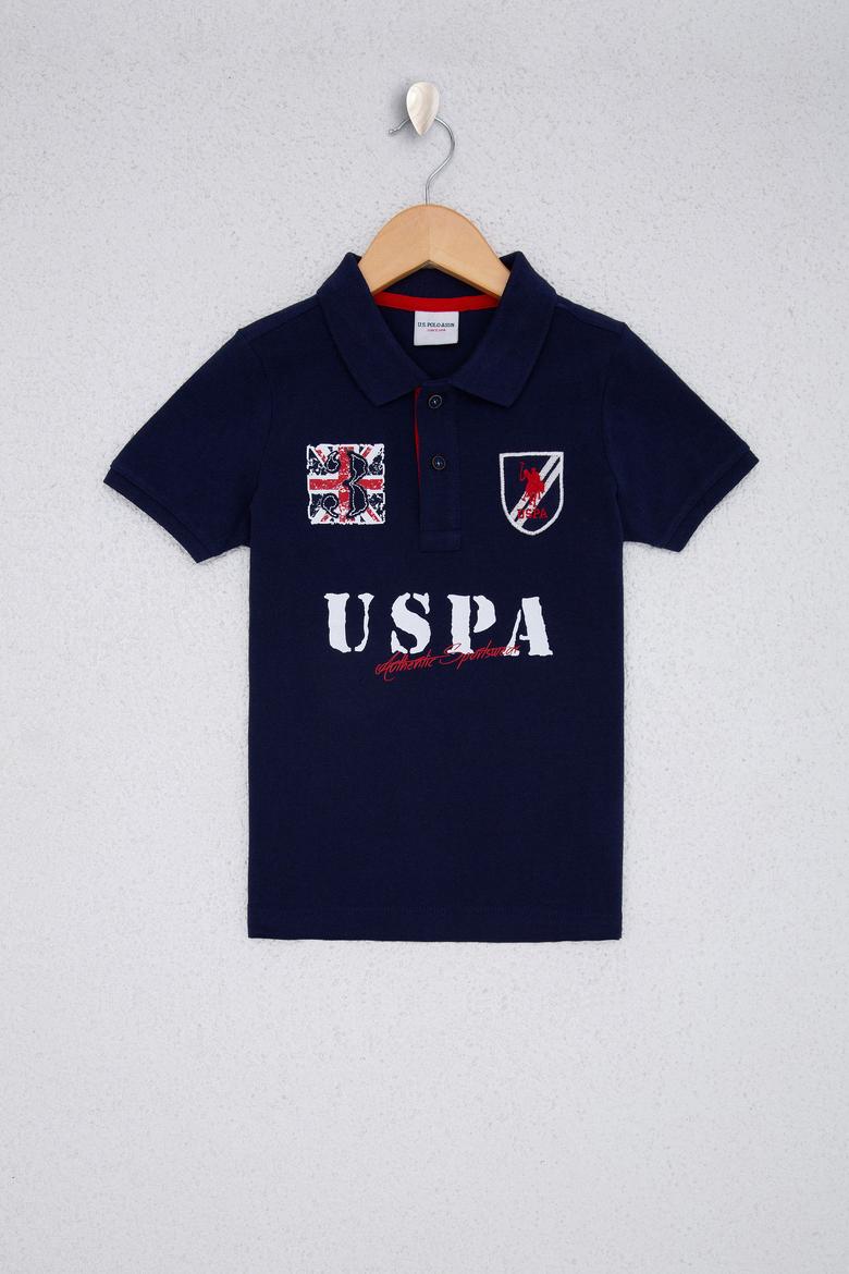 Erkek Çocuk Lacivert Polo Yaka Tişört