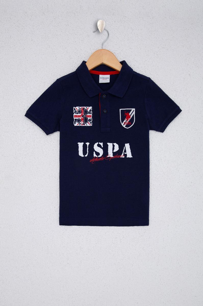 Erkek Çocuk Lacivert Polo Yaka Tişört