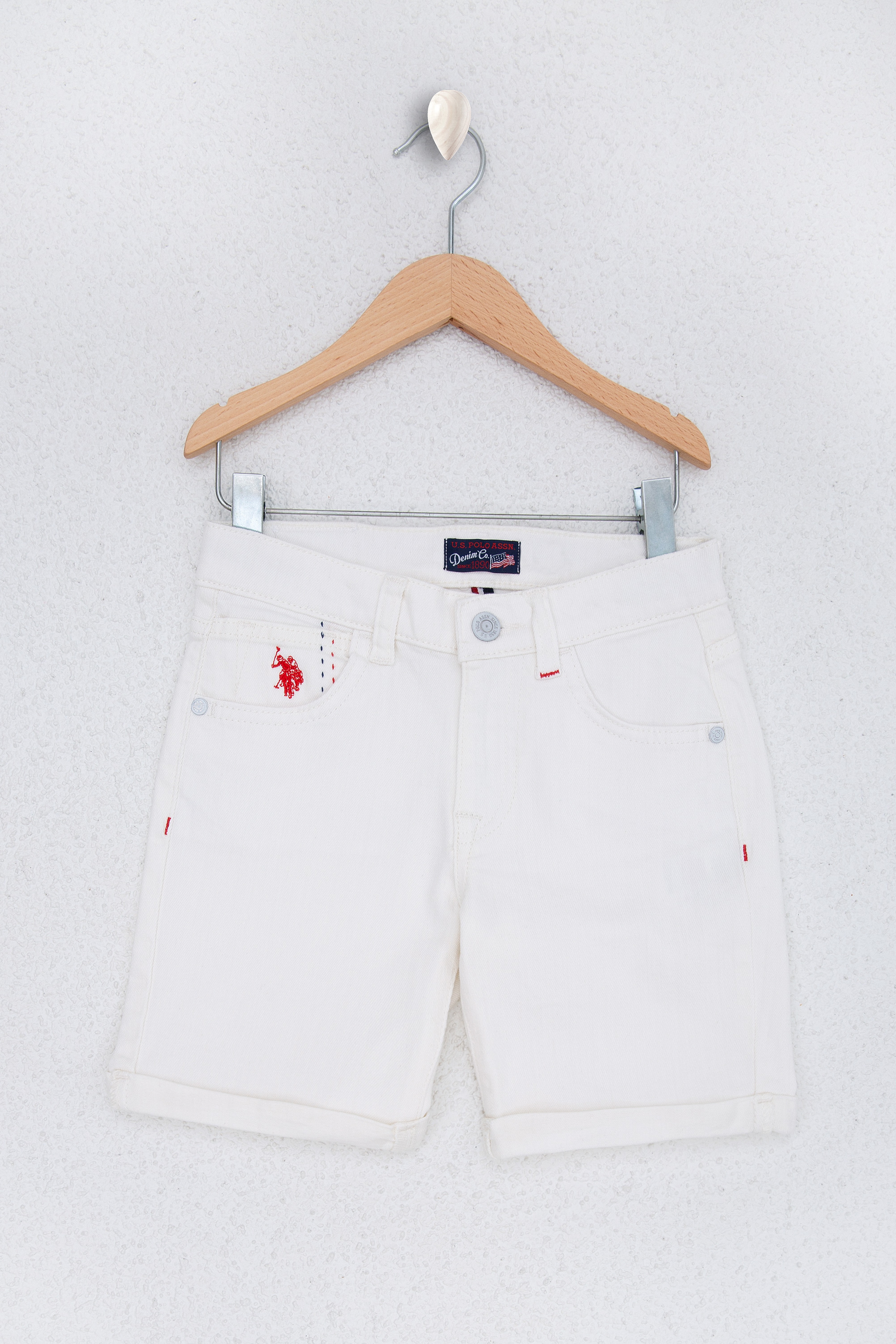 Erkek Çocuk Mavi Denim Bermuda - Image 1