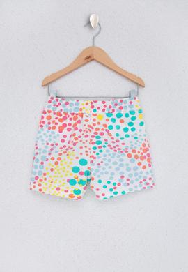 Çocuk Beyaz Örme Şort - 50220387003