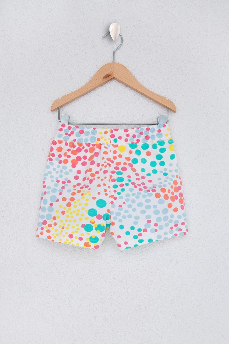 Çocuk Beyaz Örme Şort - 50220387003