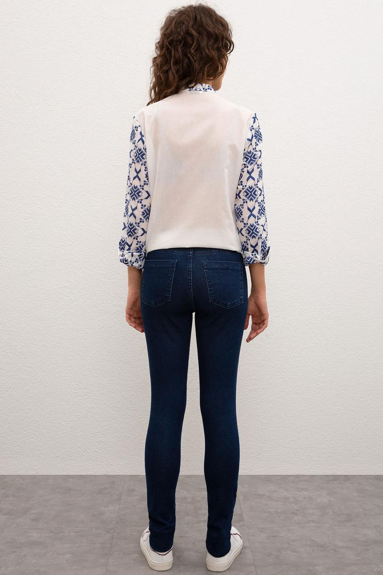 Kadın Açık Mavi Jean Pantolon - 50219413002