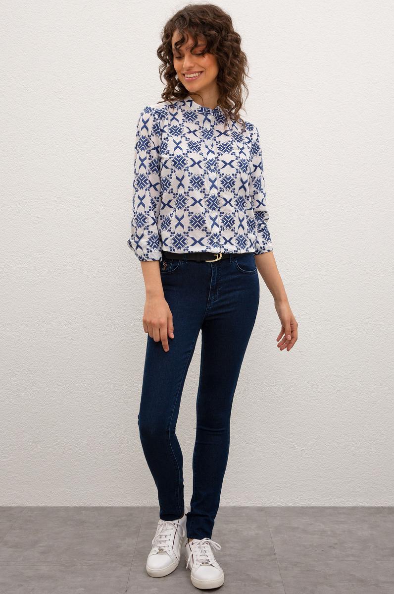 Kadın Açık Mavi Jean Pantolon