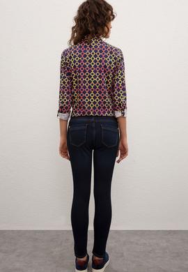 Kadın Mavi Denim Pantolon - 50219983004