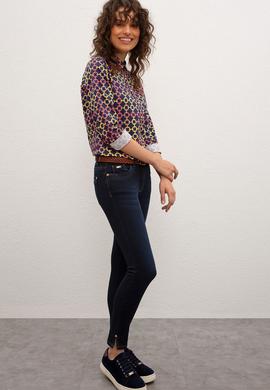 Kadın Mavi Denim Pantolon - 50219983004