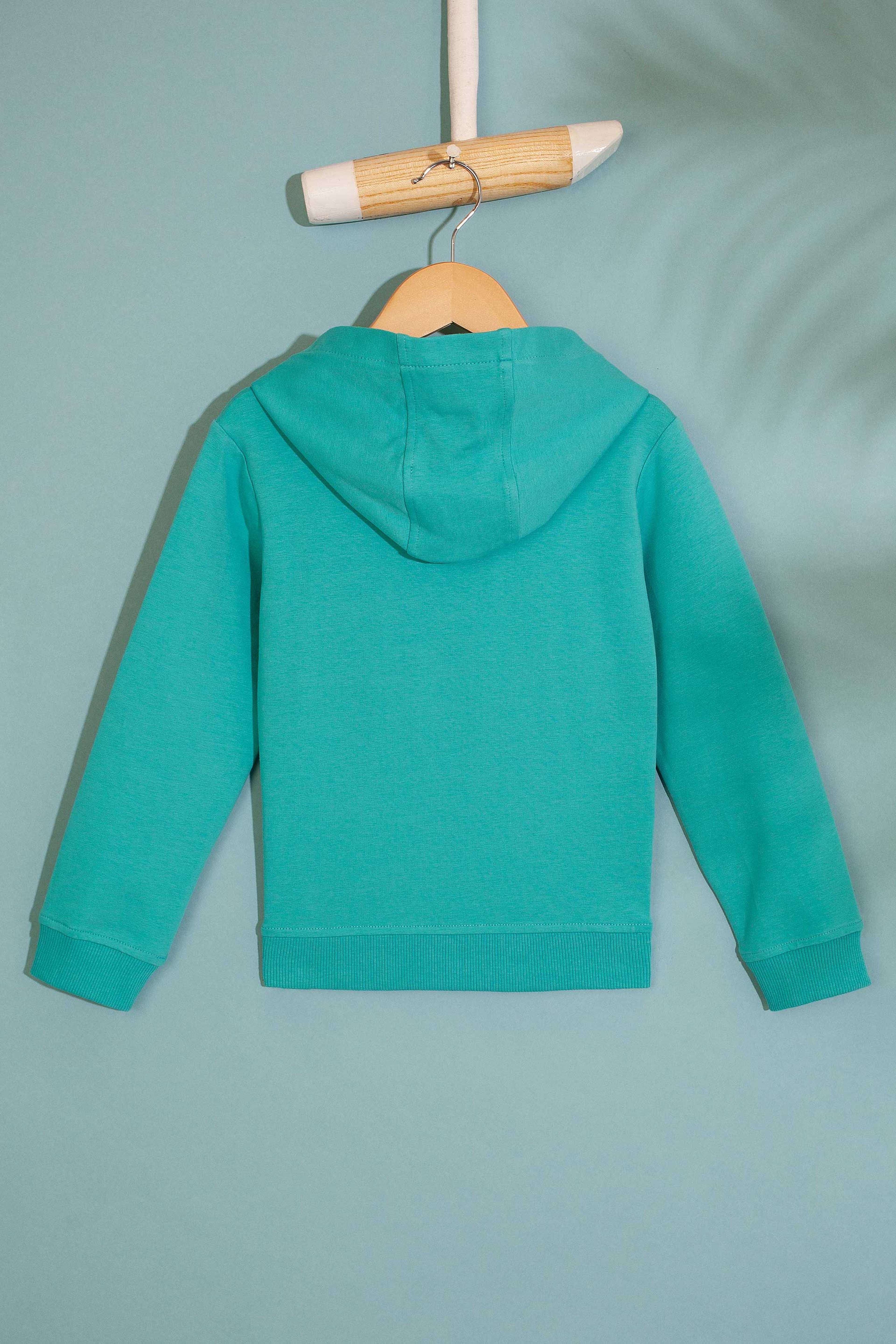 Kız Çocuk Yeşil Sweatshirt - Image 2