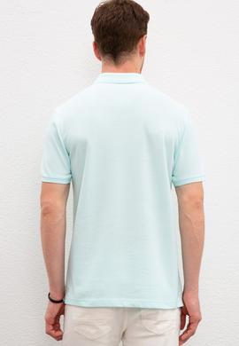 Erkek Nil Yeşili Polo Yaka T-Shirt Basic - 50199819340