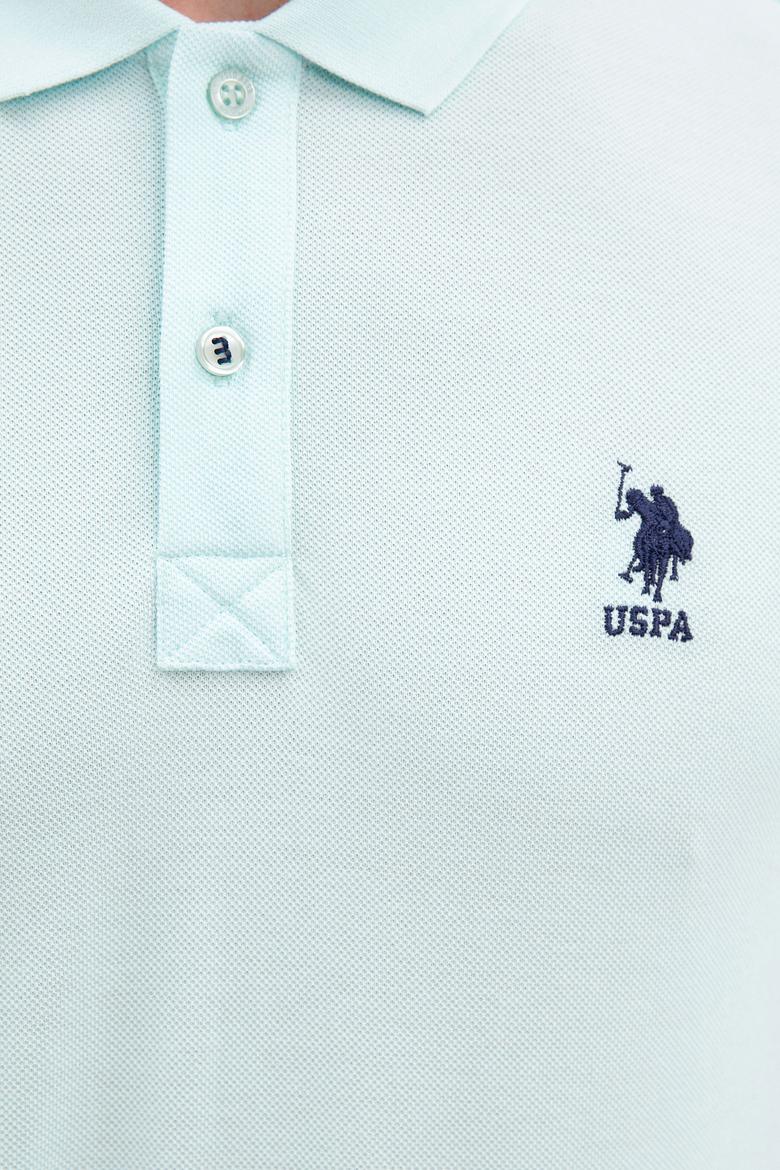 Erkek Nil Yeşili Polo Yaka T-Shirt Basic - 50199819340