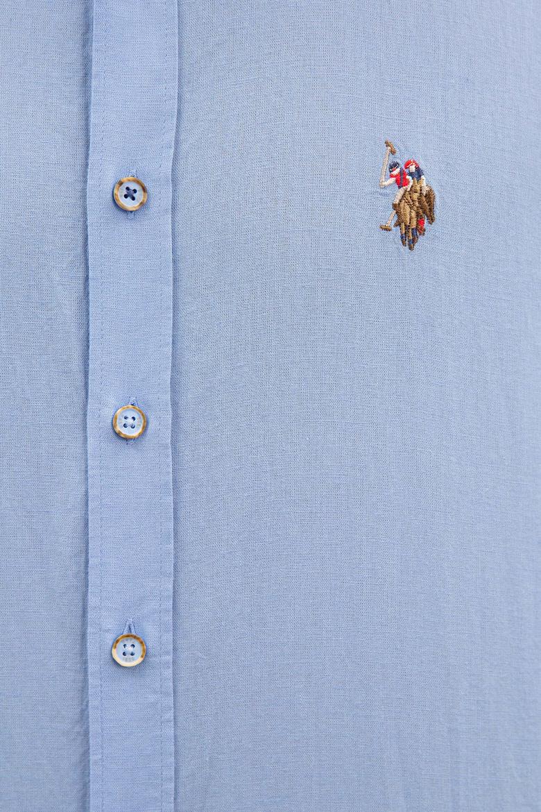 Erkek Mavi Gömlek Uzunkol Basic - 50200420065