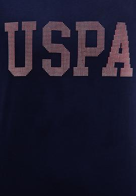 Erkek Lacivert Bisiklet Yaka T-Shirt - 50219185003