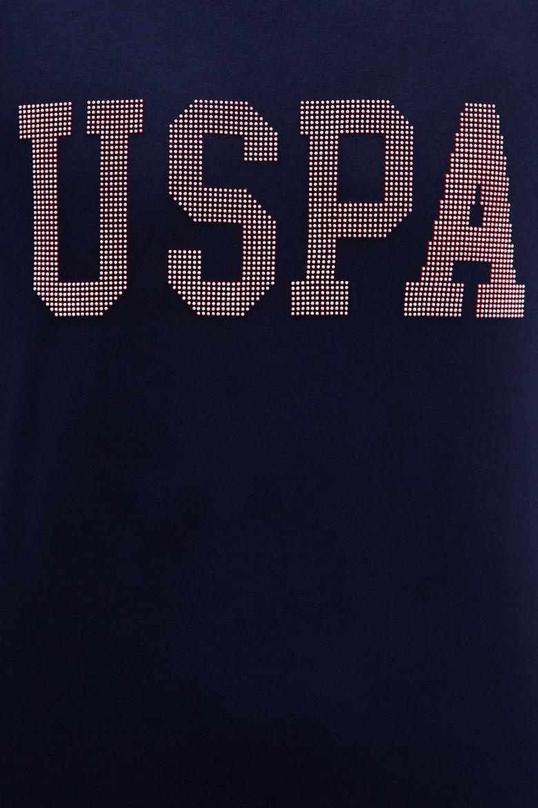 Erkek Lacivert Bisiklet Yaka T-Shirt - 50219185003