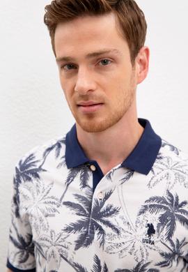 Erkek Beyaz Polo Yaka Tişört - 50219245014