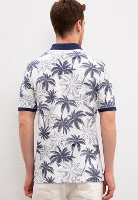 Erkek Beyaz Polo Yaka Tişört - 50219245014