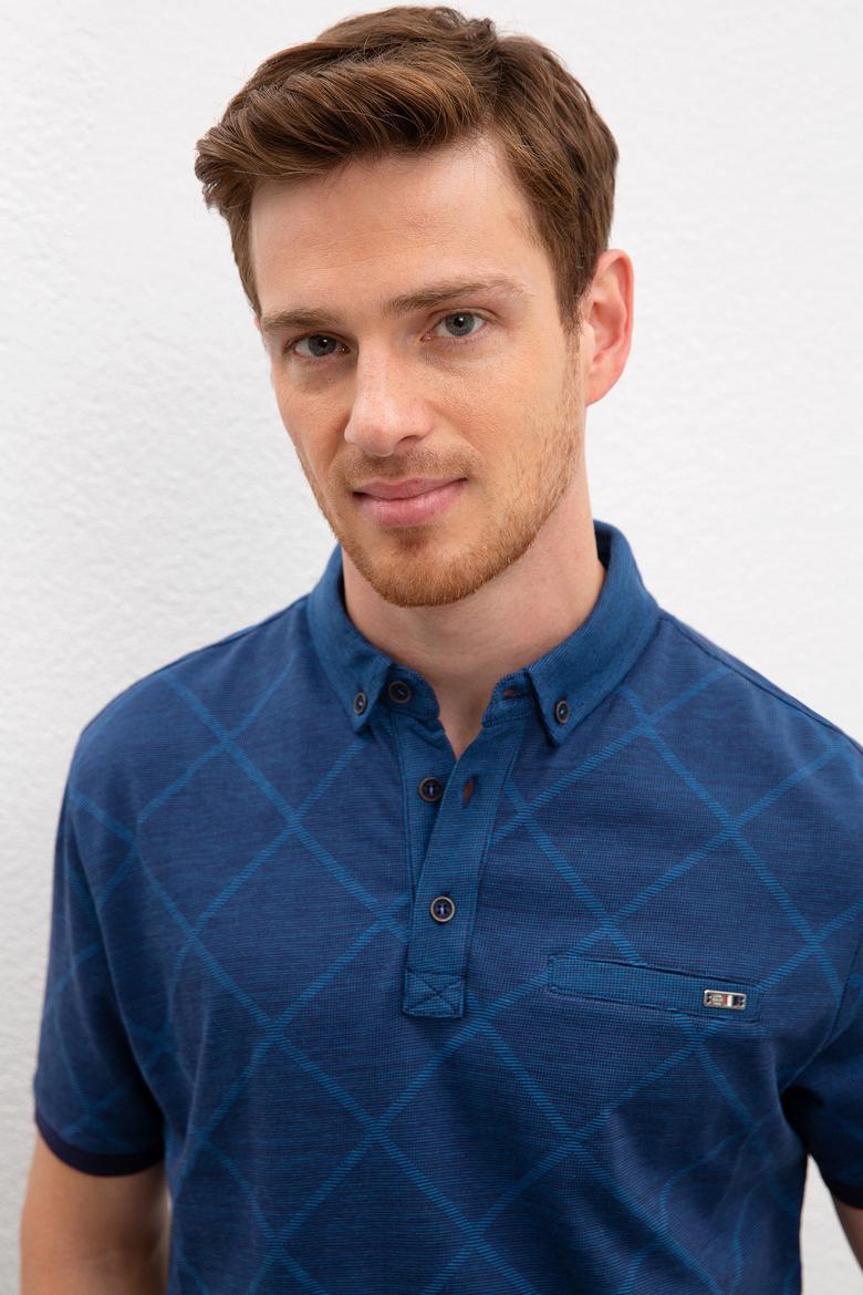 Erkek Lacivert Polo Yaka T-Shirt - 50219204010