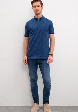 Erkek Lacivert Polo Yaka T-Shirt - 50219204010
