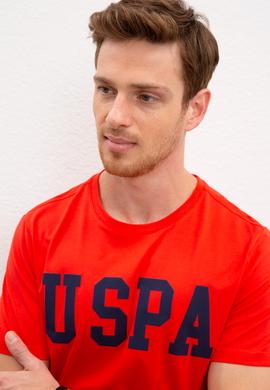 Erkek Açık Kırmızı Bisiklet Yaka T-Shirt Basic - 50216452101