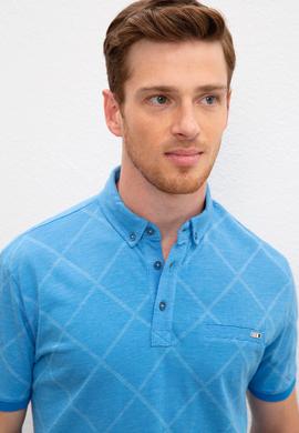 Erkek Nil Yeşili Polo Yaka T-Shirt Basic - 50199833241