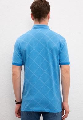 Erkek Nil Yeşili Polo Yaka T-Shirt Basic - 50199833241