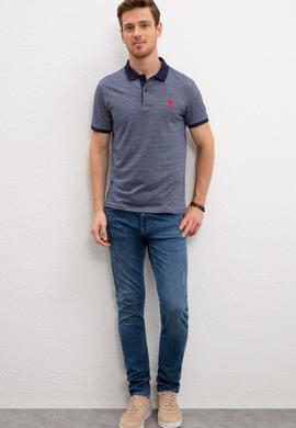 Erkek Lacivert Polo Yaka Tişört - 50217925030