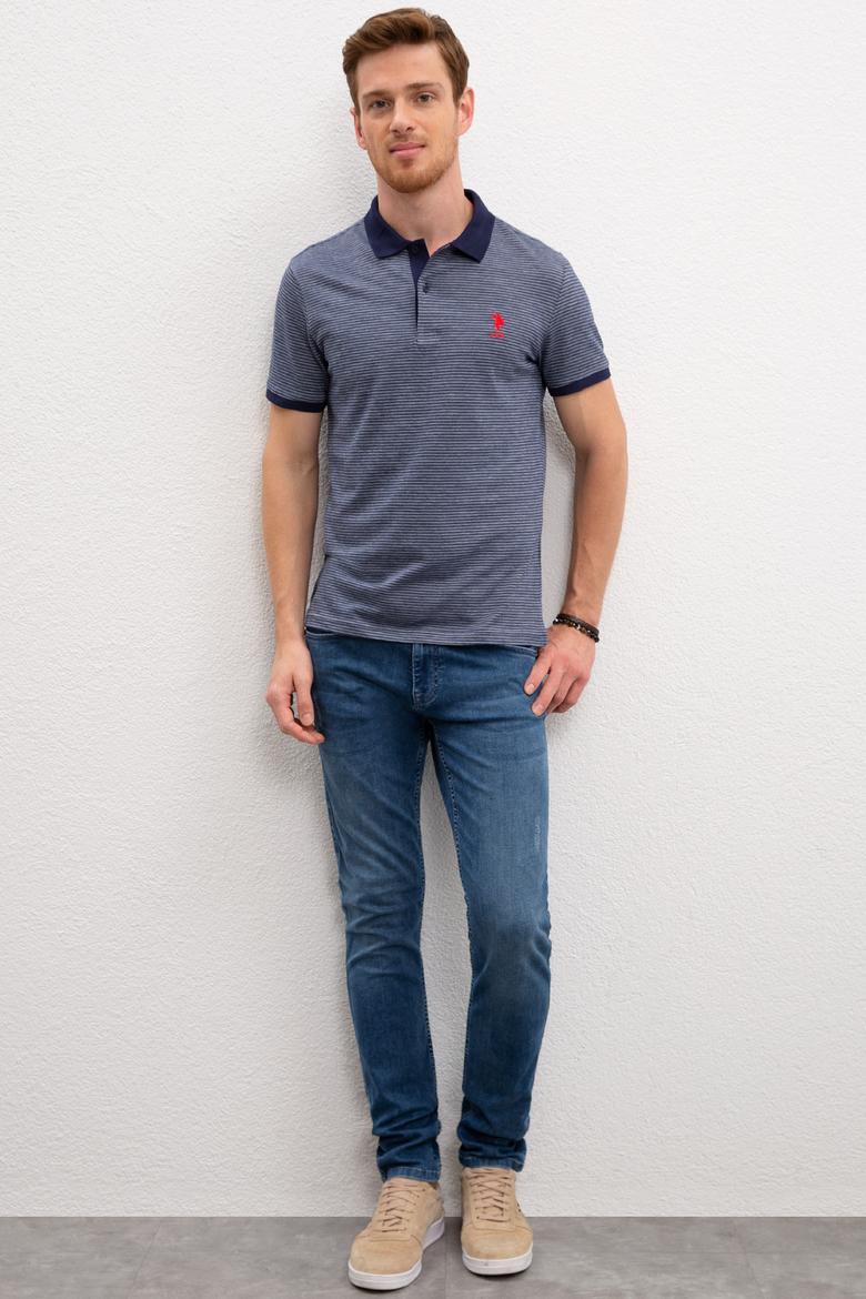 Erkek Lacivert Polo Yaka Tişört - 50217925030