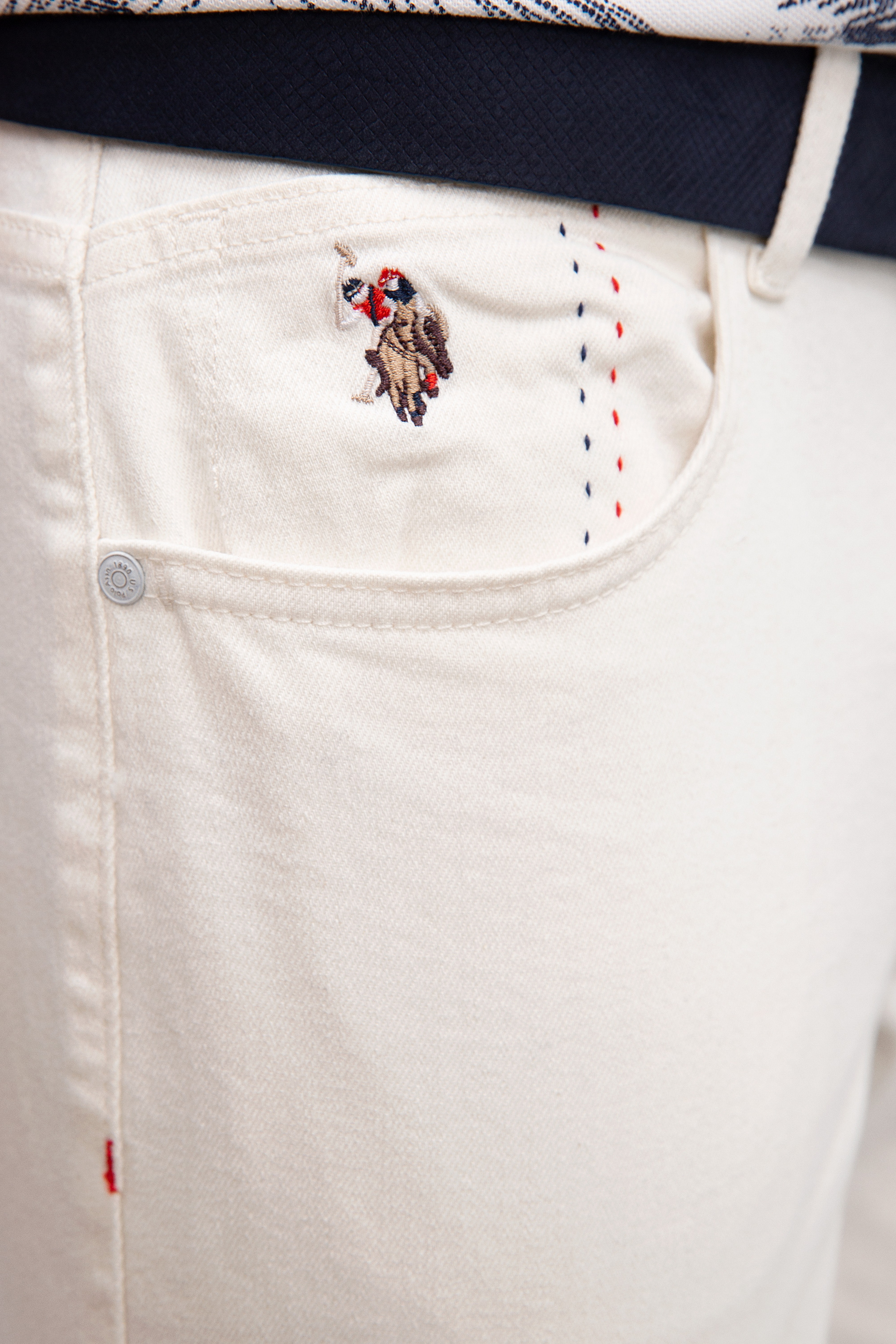 Erkek Mavi Denim Bermuda - Image 4