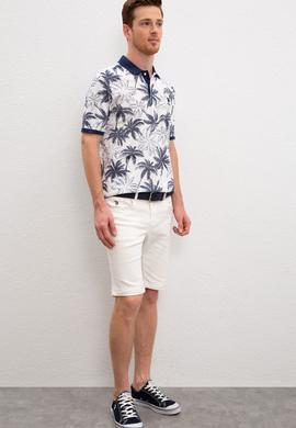 Erkek Mavi Denim Bermuda - 50219457001