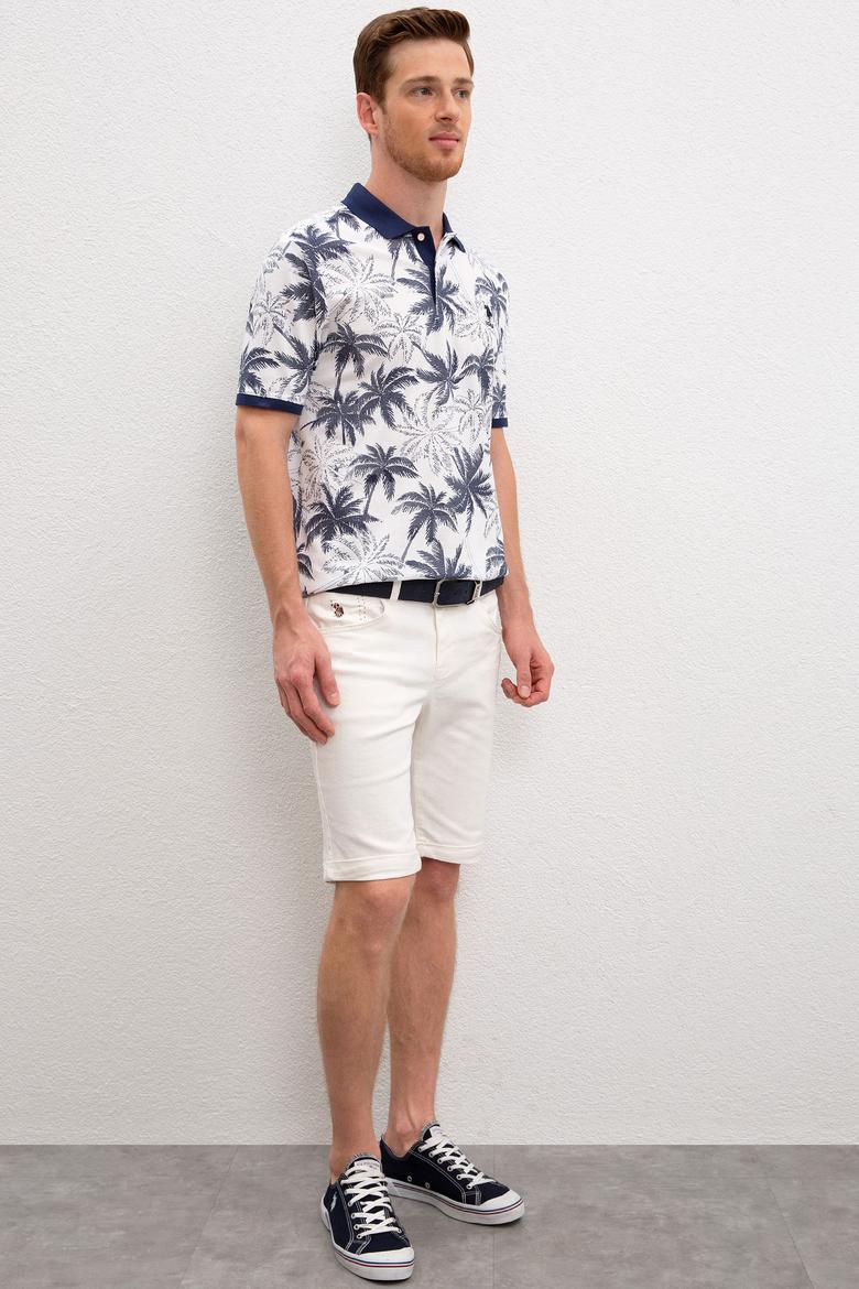 Erkek Mavi Denim Bermuda - 50219457001