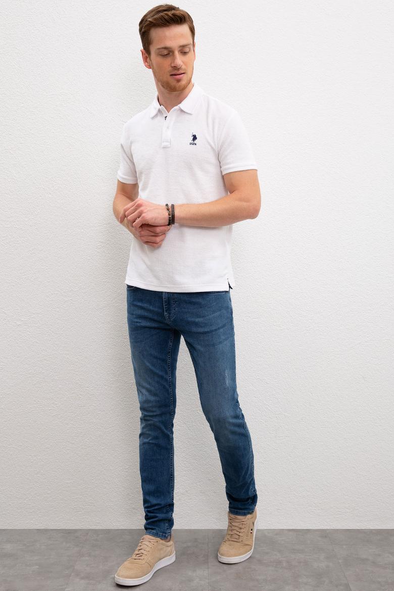 Erkek Beyaz Polo Yaka T-Shirt - 50220920002