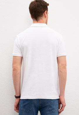 Erkek Beyaz Polo Yaka T-Shirt - 50220920002