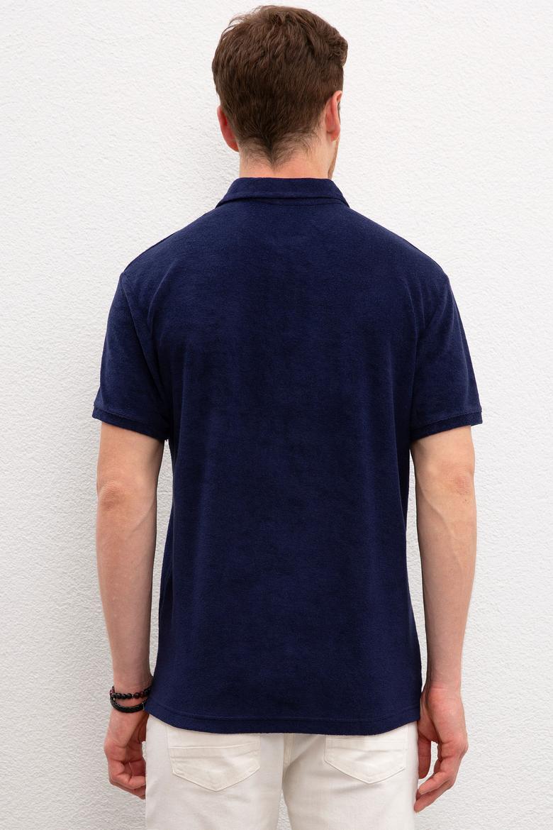 Erkek Lacivert Polo Yaka T-Shirt - 50220920012