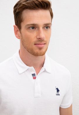 Erkek Beyaz Polo Yaka T-Shirt - 50220920002
