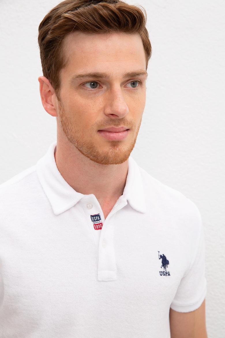 Erkek Beyaz Polo Yaka T-Shirt - 50220920002