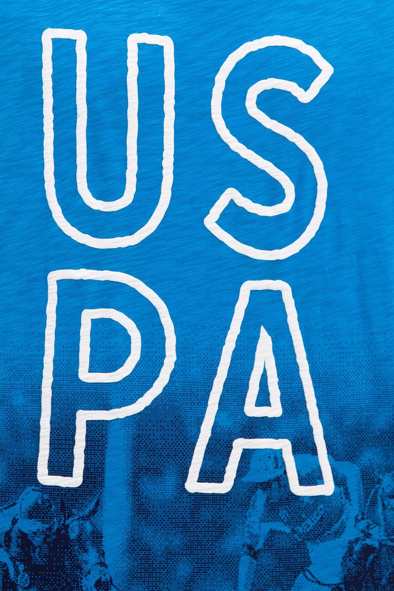 Erkek Kobalt Bisiklet Yaka T-Shirt - 50219244023