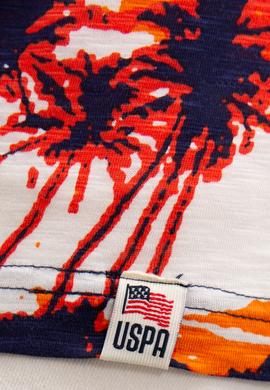 Erkek Turuncu Bisiklet Yaka T-Shirt - 50219256049