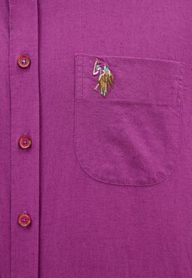 Erkek Mor Gömlek Kısakol - 50200424065