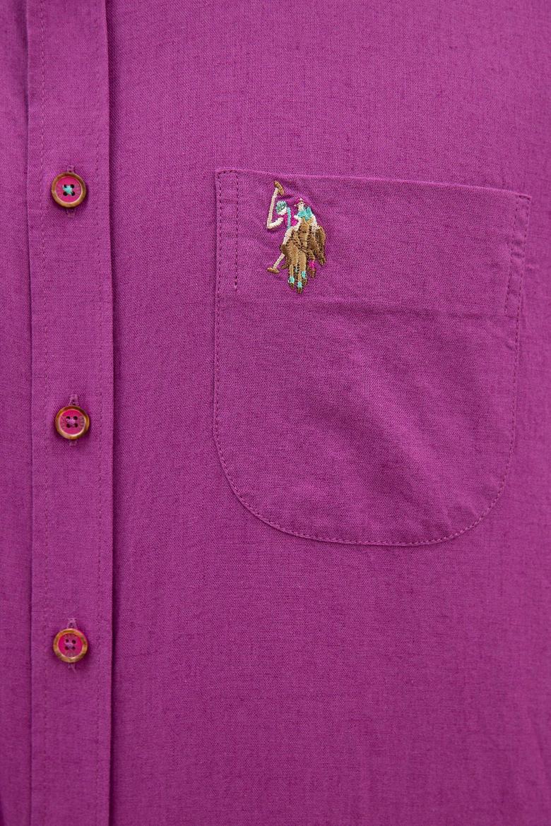 Erkek Mor Gömlek Kısakol - 50200424065