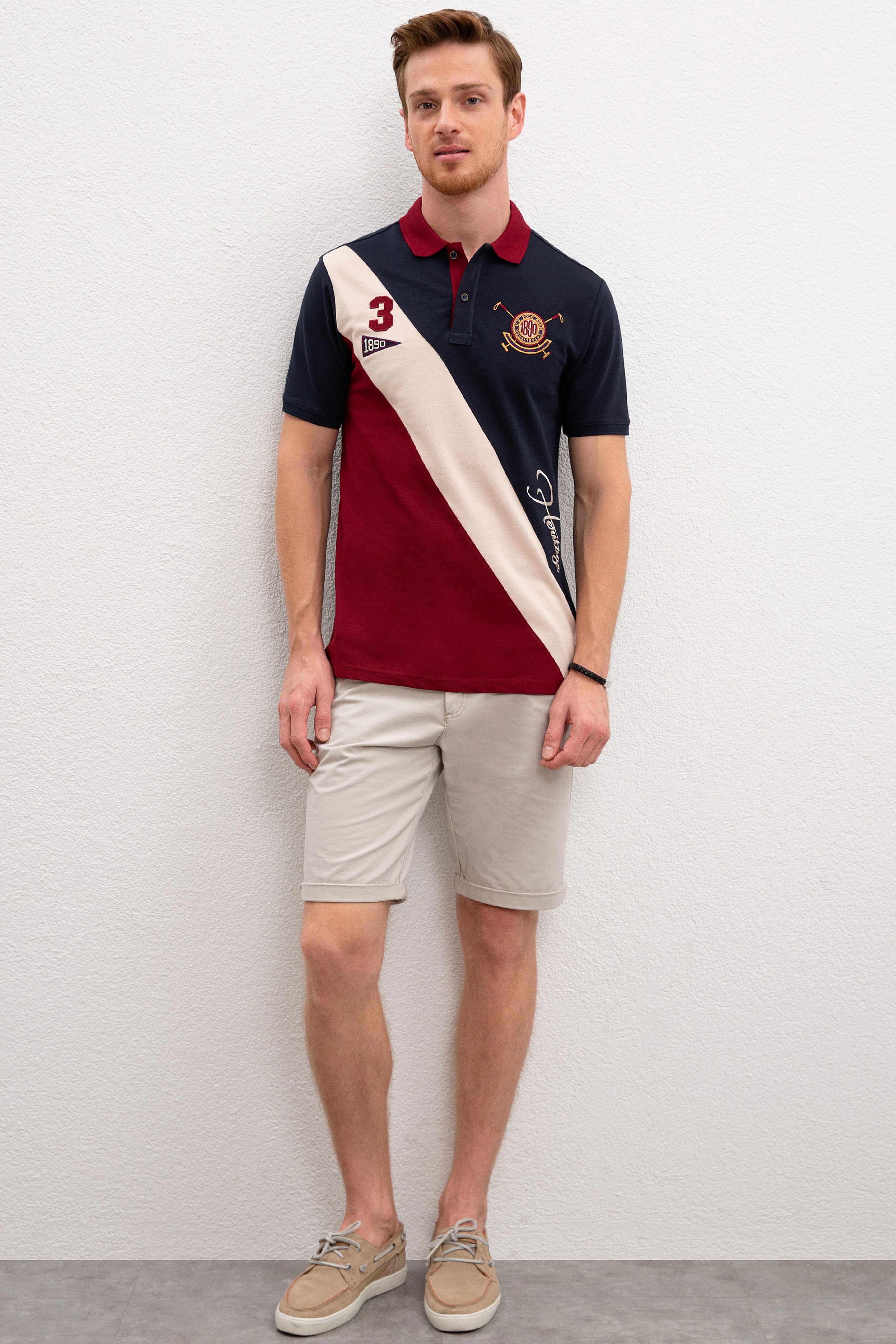 Erkek Lacivert Polo Yaka T-Shirt
