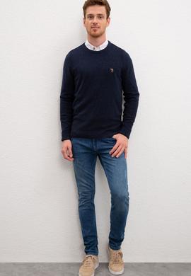 Erkek Lacivert Kazak - 50207715009