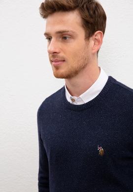 Erkek Lacivert Kazak - 50207715009