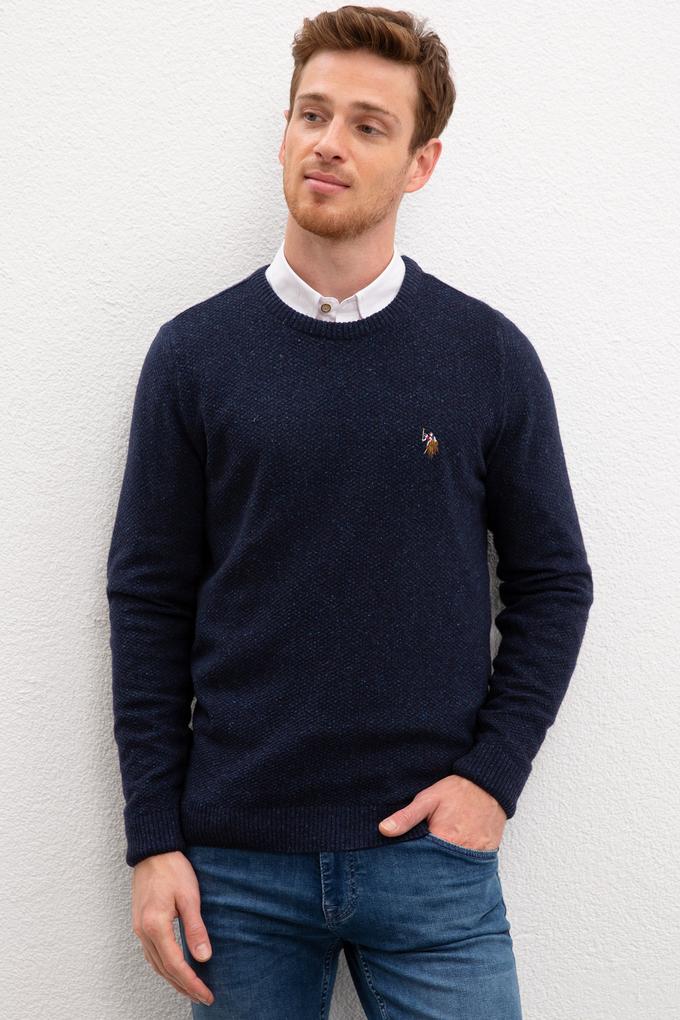 Erkek Lacivert Kazak